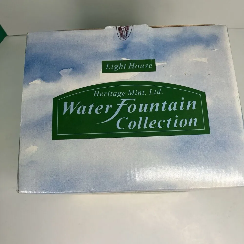 Heritage Mint Ltd. Water Fountain Collection Light House Brand New in Box